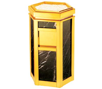 菱形云石座地煙灰桶