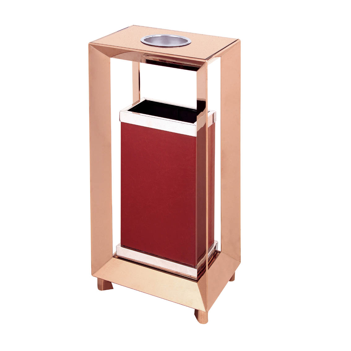 座地煙灰桶（玫瑰金）