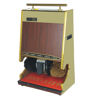 豪華木紋擦鞋機