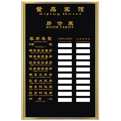 房?jī)r(jià)牌(帶搖控)