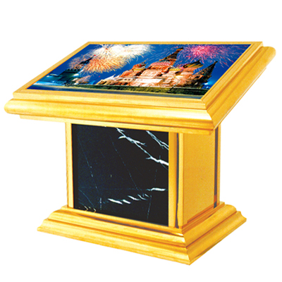 鈦金藍(lán)寶石燈箱