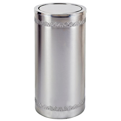 港式花邊垃圾桶(浮雕花)