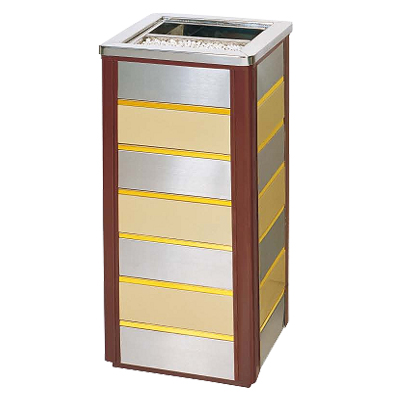 長(zhǎng)方形金銀配煙灰桶