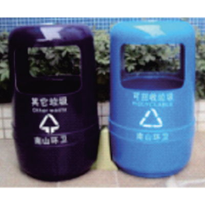 玻璃鋼分類垃圾桶